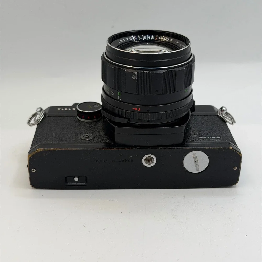 Sears TLS 35mm SLR Film Camera with Auto Sears 55mm f1.4 Lens Made in Japan